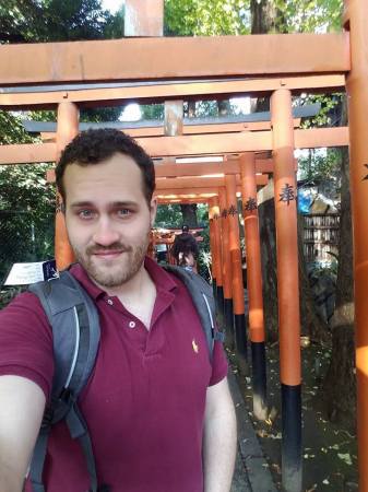 My son Jason in Tokyo Japan