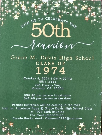 Kim Monaco's album, Class of 1974 50 Year Reunion