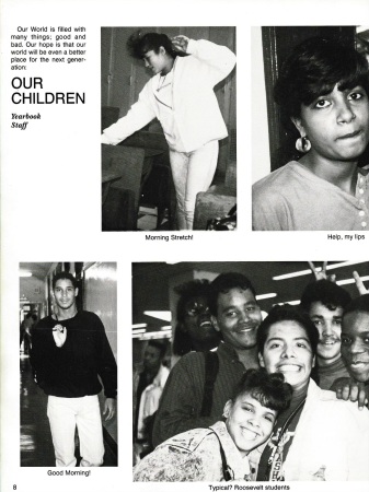Theodore Roosevelt HS Yearbook (1989) [pg 8]