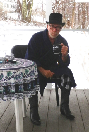 ...I LIKE MY MORNING COFFEE ON THE DECK...