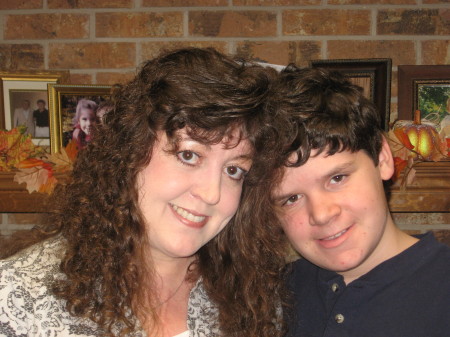 My younger son, Collin and I.