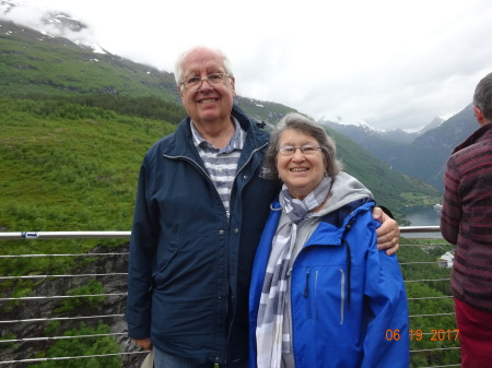 Overlooking Fjord while visiting Norway Norway