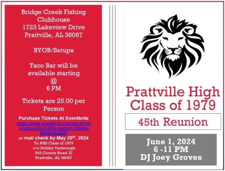 Prattville High School Reunion