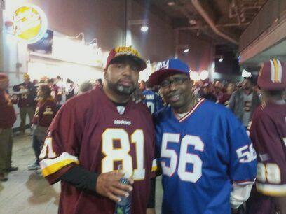 Giants and Redskins Game