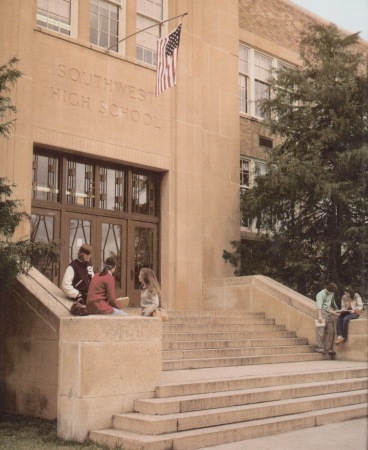 Minneapolis Southwest High School entrance