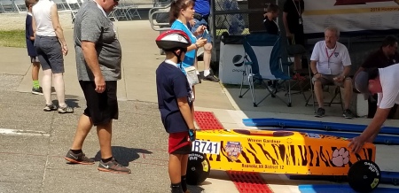 this grandson came in 9th in big race