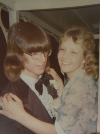 Prom 1976 with Zelle Soltis