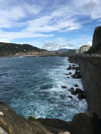 Coast of San Sebastain Spain