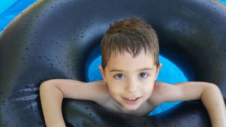 Jacob in the pool