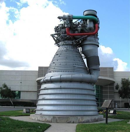 Rocketdyne F1 engine used in Apollo missions. 