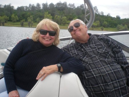 Boating on Folsom Lake with Darrell (Husband)