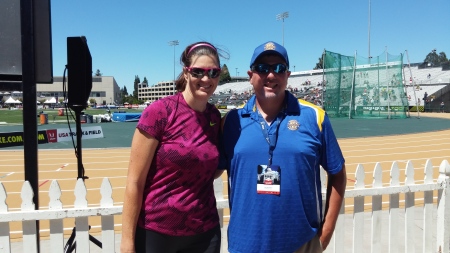 Mike with Stephanie Trafton