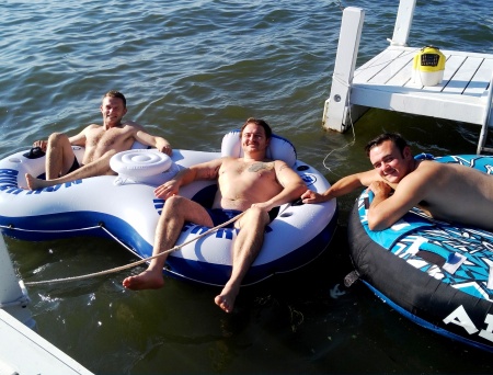 Swimming off the Dock