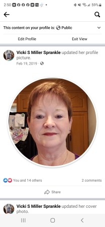 Vicki Sprankle's Classmates® Profile Photo