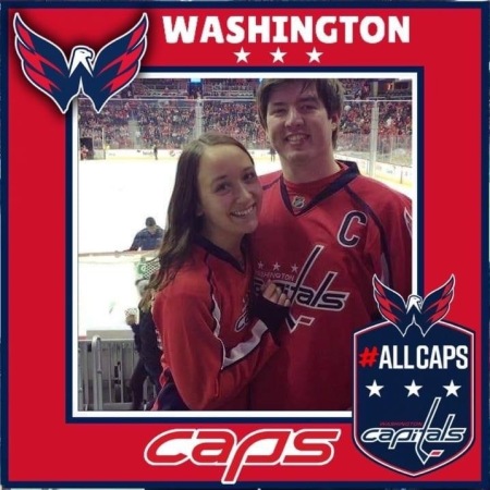 Tim & Allie at Caps Game