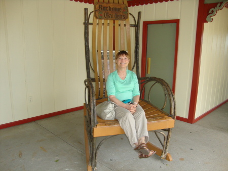 Me in a very large rocking chair