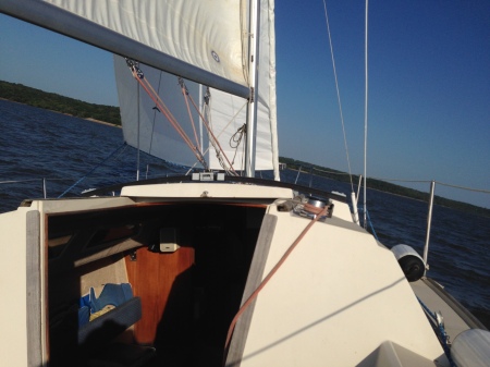 Sailing Lake Perry, Kansas, Summer 2015