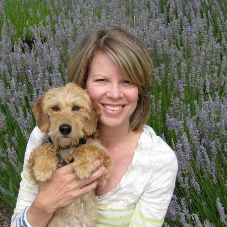 Laura and Lucy in the wine country, CA