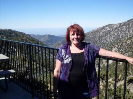 Me at the top of Mt. Baldy, CA