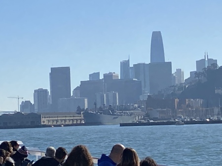 San Francisco from ferry 