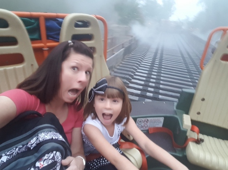 Me and my youngest at Animal Kingdom. 3/10/18