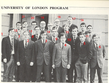 Notre Dame Law Students London 1968