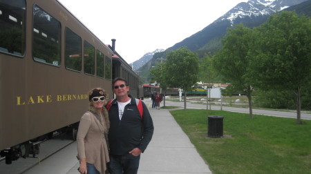 The train out of Skagway, Alaska