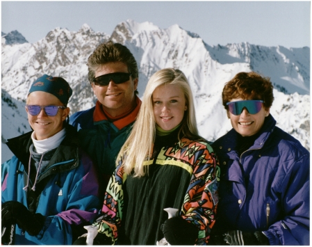 Skiing at Alta, 1993