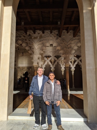 At The Alijaferia Palace in Zargoza, Spain