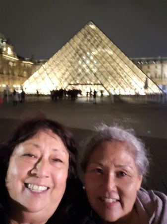 The Pyramid at the Louvre in Paris 2019