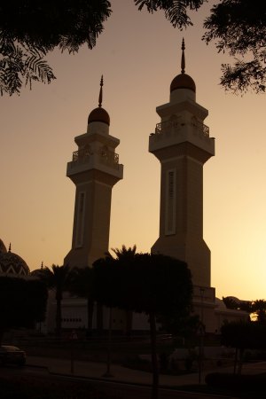 Evening View-Mosque on KAUST Campus