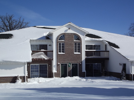 My condo after our big Snow !