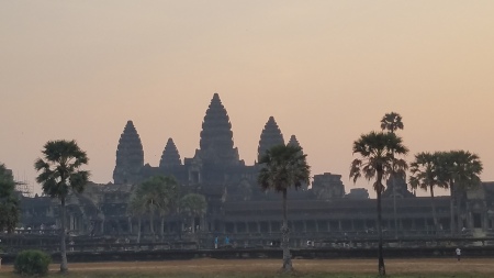 Angkor Wat Cambodia at sunrise