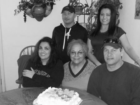 Mom, Danny, Donna and Bennie