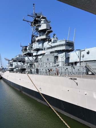 Battleship U.S.S. Wisconsin in Norfolk, VA