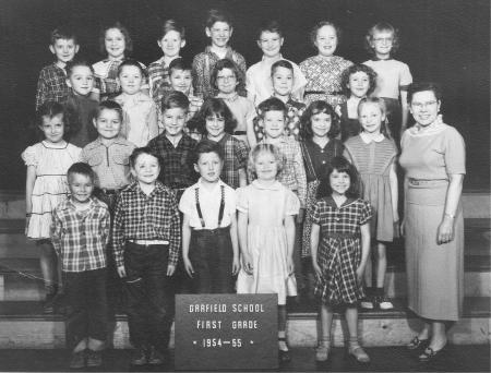 Andrew James' album, Garfield Elem. School Picture 1st Grade 1954-55