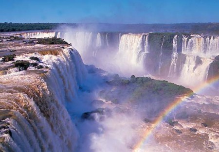 Iguasssu Falls by air Brazil/Argentina