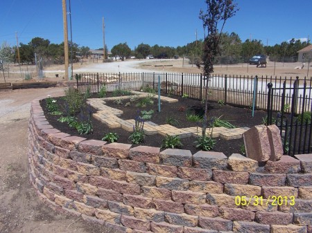 Front flower bed