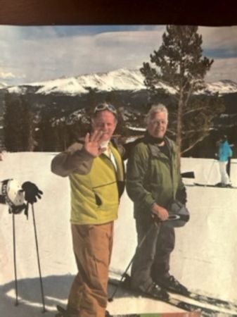 Skiing with Rick Kalivoda at Breck 2022