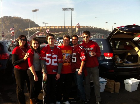 Tail Gating at the STICK! Go Niners!