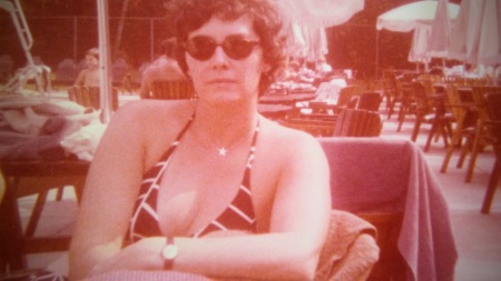 Mom at Bee Meadow Pool, 1978