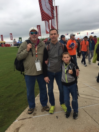 Three generations at COTA for the USGP F1