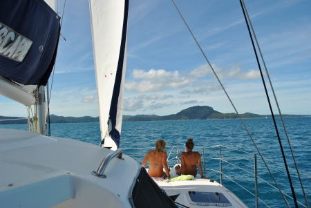 Sailing Whitsunday Islands Austrlia