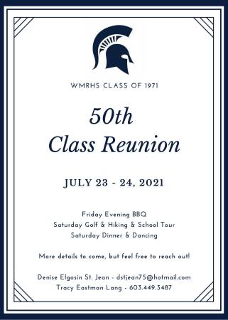 WMRHS 1971 50th Reunion