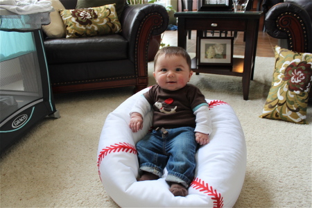 Our other grandson on Easter, 2012