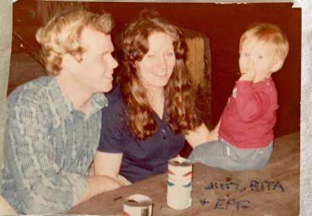 Jim, Rita & Eric in 1975