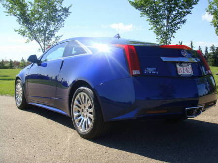 2012 Cadillac CTS Coupe  rear and side