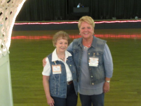 Linda Wicker and me at Humes Roundup, 10-6-18