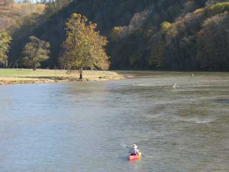 Kayaking the New in Allegany County, NC