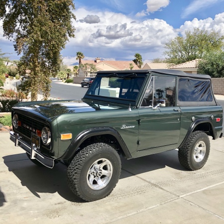 1975 Ford Bronco, that I rebuilt. My adult toy